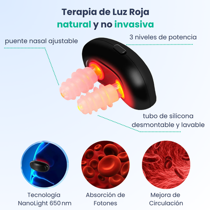 Dispositivo Nasal Restora AirGlow (Luz Roja)